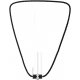 Collier Montblanc pendentif "Anneau coulissant" en acier fin et PVD