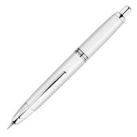 Stylo plume - PILOT® - Capless Rhodié - Graphite Blanc - Plume