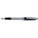 Stylo plume Montblanc Meisterstück Solitaire Carbone et Acier