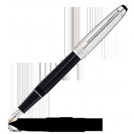 Stylo plume Meisterst&uuml;ck Solitaire dou&eacute; Silver Barley 