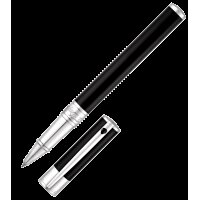 Roller convertible ST Dupont Ligne "D" INITIAL laque noire et Chrome