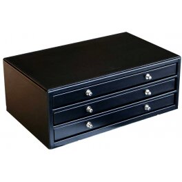 Coffret cuir Noir pour 30 stylos
