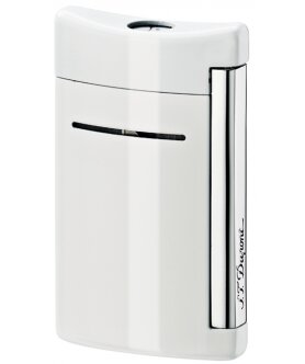 Briquet ST Dupont MiniJet Blanc optique Briquet ST Dupont MiniJet Blanc optique