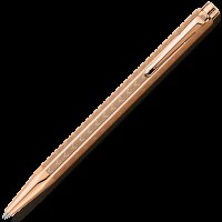 Stylo bille CARAN D'ACHE - Chevrons Doré Rose