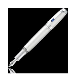 Stylo plume Boh&egrave;me Blanche