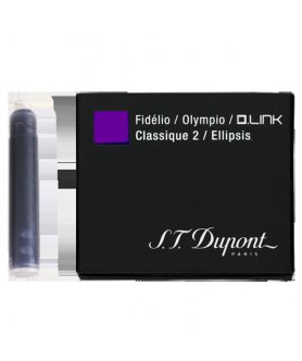 ST Dupont étui cartouche encre Violet ST Dupont étui cartouche encre Violet