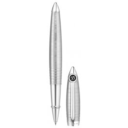 ST Dupont STREAMLINE-R Roller Gris m&eacute;tal bross&eacute;