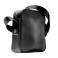 ST Dupont Petit Petit sac zippé cuir Carbon noir