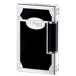 Briquet St Dupont - L2 Laque de Chine, PALLADIUM ARABESQUE