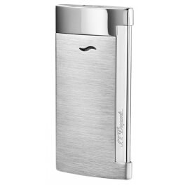 Briquet St Dupont - Slim 7 chrome bross&eacute;