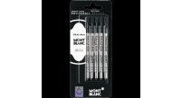 LES 5 RECHARGE ROLLERBALL, ECRITURE NOIRE