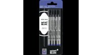 LES 5 RECHARGES ROLLERBALL, ECRITURE BLEUE