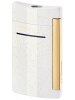 Briquet ST Dupont MiniJet Blanc Paillettes