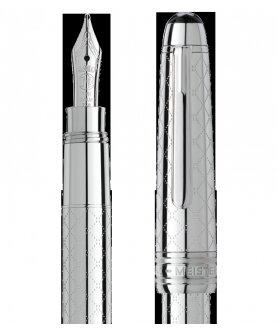 Stylo plume Meisterst&uuml;ck Solitaire Mozart Platinum Jewellery Collection